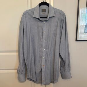 Thomas Dean Blue Shirt